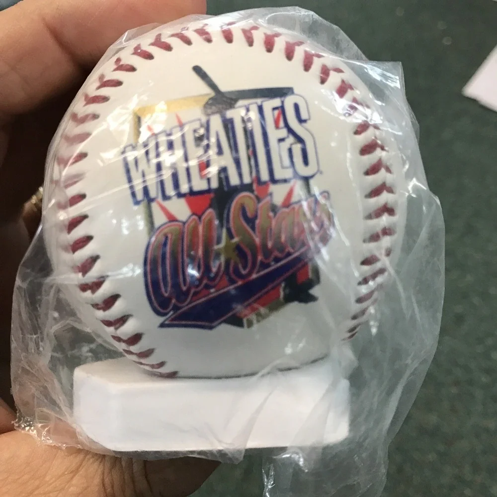 Frank Thomas Chicago White Sox Wheaties All Stars Baseball with Stand New Sealed